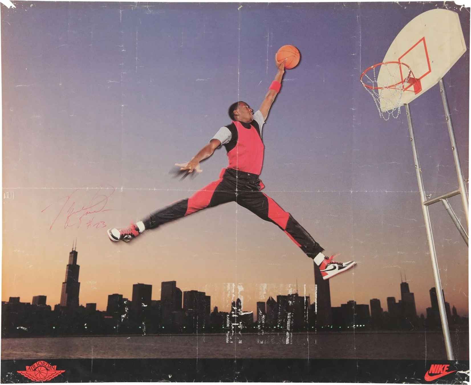 Michael Jordan, rookie-era photograph