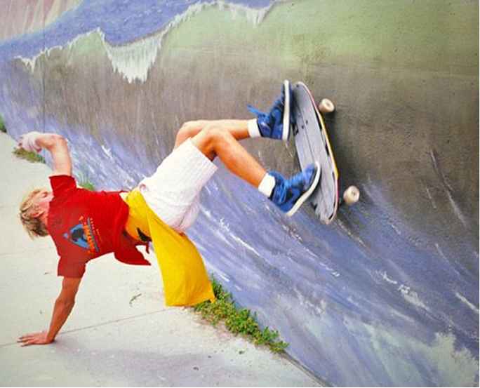 Natas Kaupas wall slam skateboarding photograph